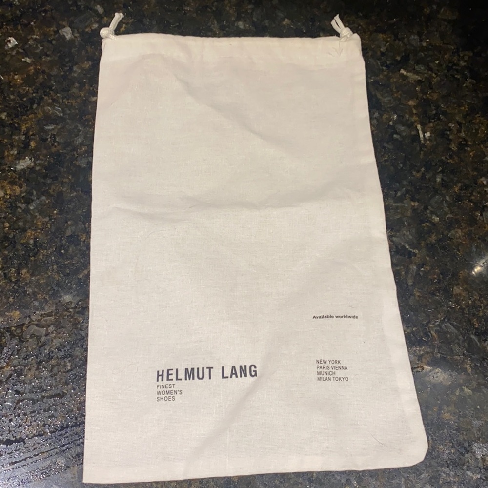 Helmet Lang Beige cloth Bag size 9/13 for shoes